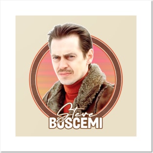 Steve Buscemi // Retro Style Fan Art Design Posters and Art